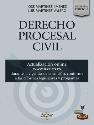 cover image of Derecho Procesal Civil
